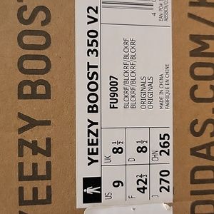 Adidas Yeezy Boost 350 Black men’s size 9 ORIGINALS
